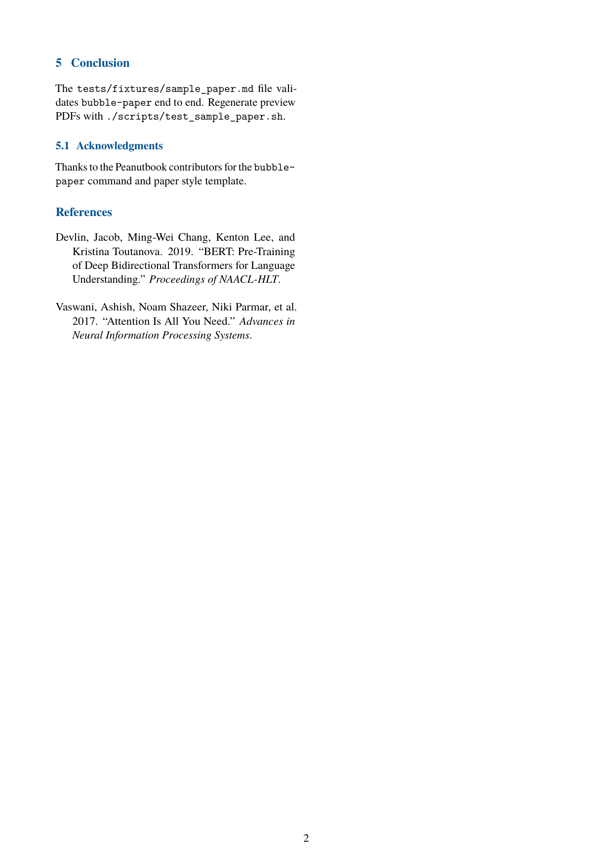 Two-column paper — method section with wrapped math and code